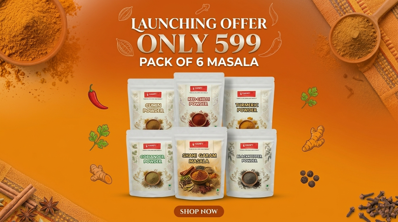 Indian Masala Combo 6 in 1 Spice Pack
