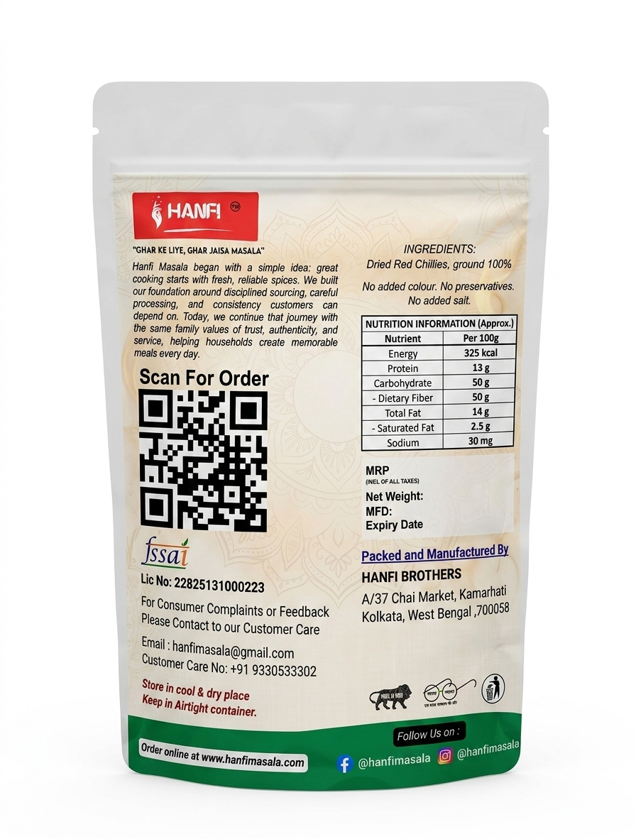 Premium Natural Red Chili Powder pack image 2